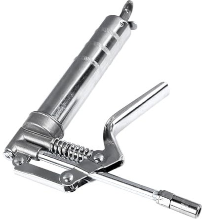 Pistolet Graisseur Manuel 120 CC, Pistolet Graisseur 120 CC, Outil de Remplissage de Graisse Lubrifiante en Métal chromé, pour équipement Industriel, Pistolets Graisseurs