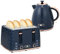 HOMCOM Kettle and Toaster Set, 1.7L 3000W Fast Boil Jug Kettle with Auto Shut Off, 4 Slice Toaster with 7 Level Browning Controls & Crumb Tray, UK Otter Thermostat, Blue