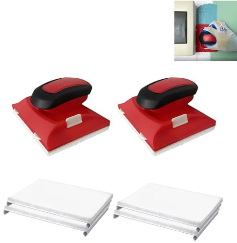 Professional Paint Edger Tool – Achieve Flawless Edges on Walls, Ceilings, and Corners | Latex Paint Flat Edger | Cutting in Tools for Painting (2 PCS)