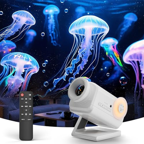 Proyector 3D de Auroras boreales, proyector de Cielo Estrellado HD con 60 Temas, luz Nocturna, Apto para Uso en Interiores, Fiestas, niños y Adultos; una opción de Regalo Ideal.