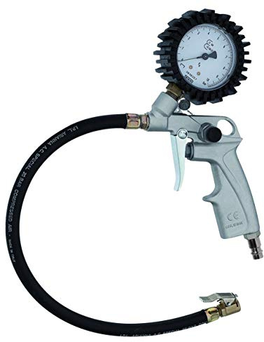 Schneider airsystems Reifenfüll Messgerät RF-RM, Schlauchlänge: 41 cm, Durchmesser Manometer: 60 mm, mit Momentstecker