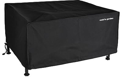 Cook’in Garden - Funda de protección para Plancha Rectangular 49 × 59 × 21 cm, Impermeable y Repelente al Agua, Resistente a los UV e inclemencias, Compatible con Todas Las Marcas
