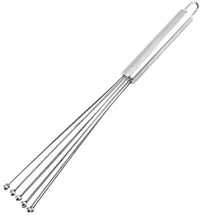 Rifuli Frusta a sfera in acciaio inossidabile Mini frusta per uova Mixer a sfera Wisk manuale per mescolare gli accessori da cucina dell'uovo Frullatore Strumenti per frullare le uova per frullare