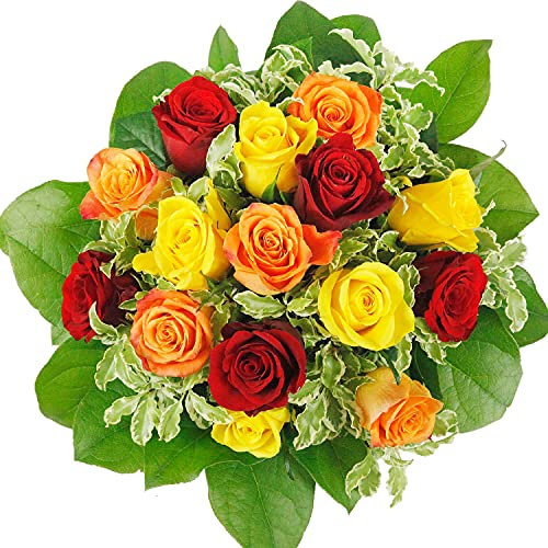 Danke Blumenstrauß - 12 frische Rosen
