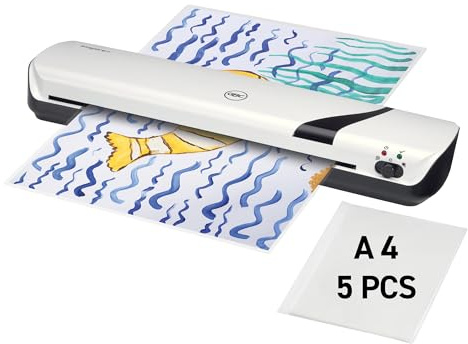 GBC Inpire+ A3 Lamineringsmaskin, Startpaket Med Lamineringsmaskin Och Lamineringsfickor, Vit (4410032)