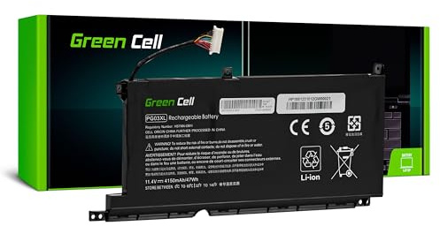 Green Cell PG03XL L48495-005 Akku für HP Pavilion 15-EC 15-EC0017NW 15-EC1087NW 15-EC2504NW 15-DK 15-DK2315NW 16-A 16-A0007NW Laptop (4150 mAh, 11.4 V, Farbe: Schwarz)
