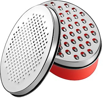 kesurpae Ralladores de queso, accesorios para el hogar, molinillo de verduras de tamaño compacto, herramienta de molienda con cepillo, suministros de cocina, Zester de Metal