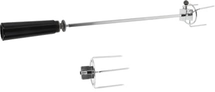 BESPORTBLE 5 Ensembles Broche à Barbecue Outil pour Poulet Rôti Outils De Poulet Rôti Fourchettes à Poulet Rotatives De Cuisine Fourchette à Poulet Rôti Acier Inoxydable Silver