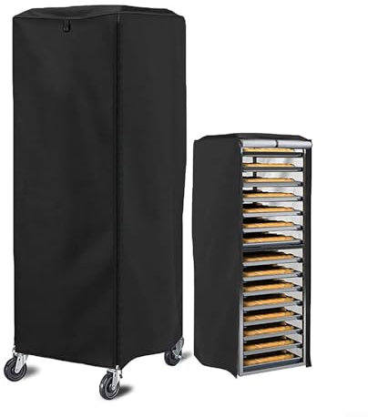 Funda Protectora Para Shelves Cubierta for rejilla for bandeja for hornear pan, cubierta for rejilla for pan impermeable y a prueba de polvo, 59x72x163cm, cubiertas for rejilla individual for panaderí
