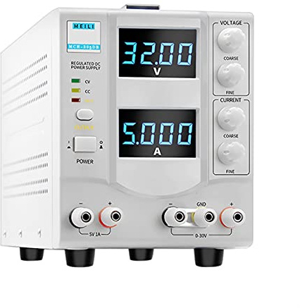 0-3 0V 3A Ajustable CORRIENTE CONTINUA Fuente de alimentación regulada Pantalla de cuatro dígitos Fuente de alimentación regulada lineal MCH-303DB Fuente de alimentación lineal de cobre puro ,Alta Pre