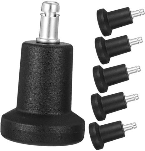 WEKAMOS 6Pièces Patins de Chaise Antidérapants de Niveleurs de Chaise Enfichables pour Chaises de Roulettes Fixes pour Sols Durs et Tapis