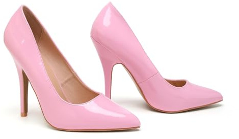 Gizelle Women Stiletto High Heel Pointed Pumps Ladies Party Clubbing Work Court Shoes Size 3-12