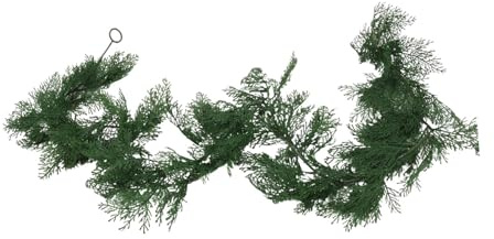 MotiveTech Artificial Garland, Green Cypress Garland, Christmas Vine Decoration, Holiday Decoration for Mantelpiece