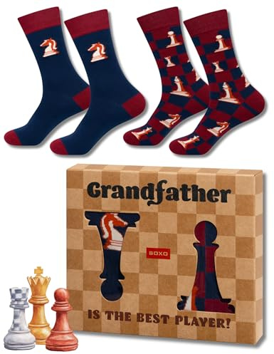soxo Regalo Abuelo - Calcetines Hombre Divertidos & Taza 40-45