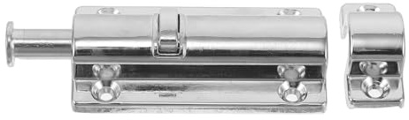 BUGUUYO Verrou en Acier Inoxydable pour Porte Coulissante Patio, Système de Sécurité sans Clé Installation Haut/bas, Verrou de Fenêtre et Placard en Verre, Maison, Appartement, Protection