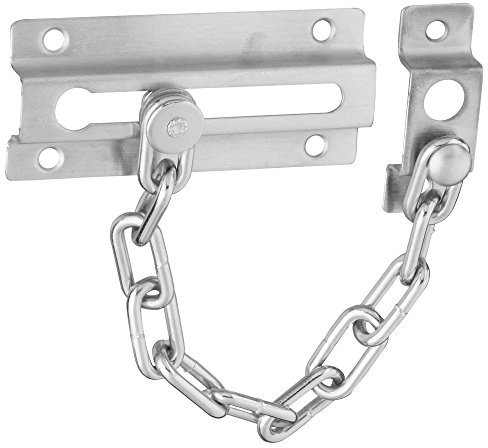 National Hardware N274-407 V807 Door Chain in Satin Chrome, 1/2 x 9