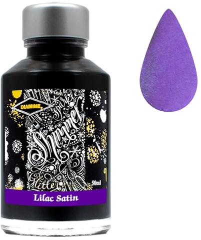 Diamine - Schimmernde Füllhalter-Tinte, Lilac Satin 50ml