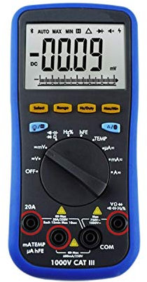 B35T 6000 Comtes Handheld Digital True RMS Bluetooth Multimètre voix Avertissement pris en charge