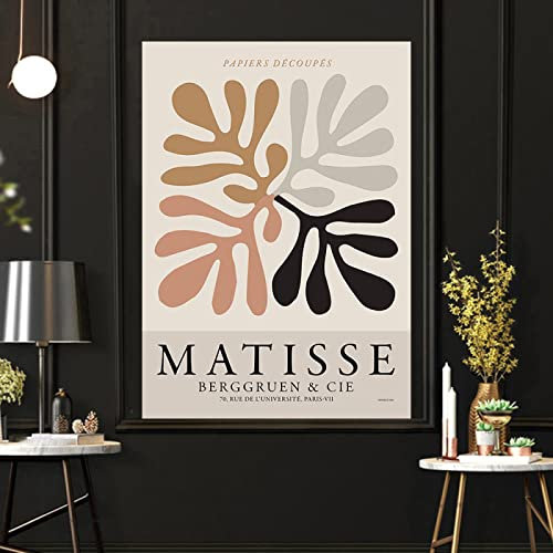 Henri Matisse Poster Bunte Linie Botanischer Baum Grünes Blatt Poster Vintage Abstrakte Pflanze Galerie Poster Minimalistische Wand Bilder Matisse Kunstdrucke Matisse Bild 0609380