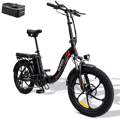 Fafrees F20 Klappbar E Bike Fatbike Damen 36V 18AH Akku für Pendeln, [ Offiziell ] Klapprad 20 Zoll Elektrisches Fahrrad 250W, 25km/h Mountainbike Herren, Pedelec 140 kg Herren