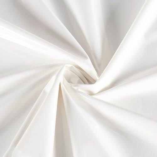 PU Leder Bettlaken Super Glänzendes Stretch Weiches Zartes Fetish Lust Fantasien Sexy Sheets 0,4 mm Wasserdichtes laken Abdeckung 2 * 1.45m (2 * 1.45m Weiß)