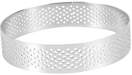MAGICLULU Edelstahl Mousse Runde Backform Für Tortenring Obst Torte Quiche Tart Backwerkzeug Tortenschale Oxidationsbeständig Einfache Reinigung