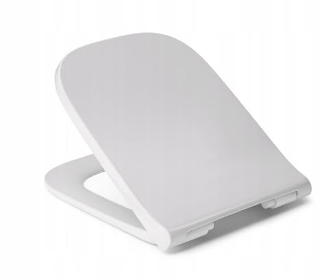 Ramm Sedile WC compatibile con Geberit Smyle Square, sedile WC in termoindurente antibatterico, coperchio WC con abbassamento automatico Soft Close