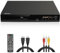 Lecteur DVD HD avec Péritel, Lecteurs DVD Multi-Régions Gratuits pour TV, Lecteur DVDs CD pour Système Stéréo Domestique avec Entrée USB, Sortie HDMI, Sortie RCA, Prise Micro, PAL NTSC Intégré