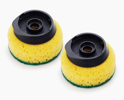 Joseph Joseph SinkTech Testine di Spugna di Ricambio Sostituibili, Abrasive e Antigraffio - Confezione da 2, per Macchie Ostinate