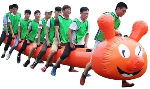 Spiele für Draussen Field Day Outdoor-Teamspiele, Aufblasbare Partyspiele Für Draußen, Kooperatives Radsport-Wettkampfspiel Für Die Gruppe, 4–15 Sitzplätze(4 seats/L-3M)