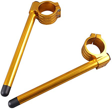SIKUAI 50mm Stummellenker Gabelrohr Gold Für GSXR 600 750 1000 TL1000R Neu