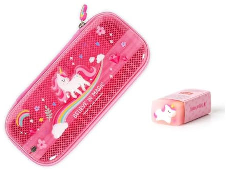 LEGAMI - Wonderwow Federmäppchen Einhorn mit Radiergummi