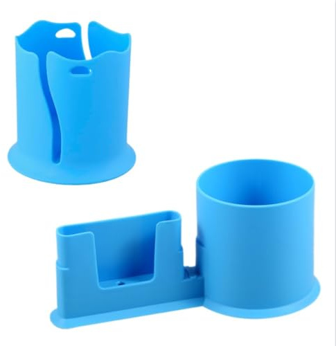 2-teiliger Surfbrett Getränkehalter, praktisches Kajak Zubehör, 2-in-1-Ständer, Handyhalter, kann als Füllmaterial für Halloween, Karnevals oder Geburtstagsgeschenke verwendet Werden (blau)