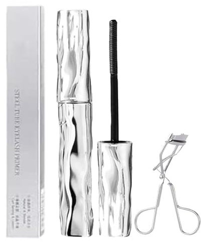 Londonget Mascara, Iron Wand Mascaras, 3D Curling Eyelash Iron Mascara, Long-Lasting, Sweat-Proof, Lengthening, Quick-Drying and Reuse, For Mother, Girl, Wife (1PC)