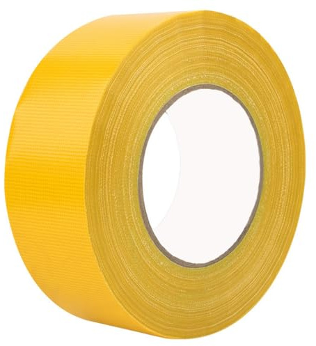 Tokaneit Pansartejp, extra stark, 3 cm x 50 m, gul pansartejp, vattentät, pansartejp, extra stark tejp, Power Duct Tape för tätning, reparation och mer, för inomhus- och utomhusbruk