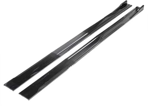 Seitenschweller Für Autos Für VW Für Golf 8 Für MK8 Für GTI Für ID 4 6 Universal 2, M Seite Schweller Verlängerung Rocker Splitter Diffusor Winglet Flügel(Gloss Black 2.18m)