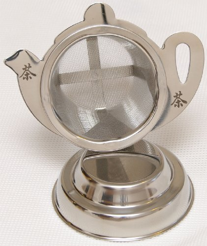 Stainless Steel teapot Tea Infuser/Strainer with lid/Base