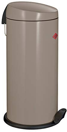 Wesco Tretabfallsammler Capboy Maxi 22 Liter warm grey, 71.7 x 31.5 x cm