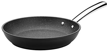Tescoma President Padella, Antiaderente Effetto Pietra, Nero, 26 cm