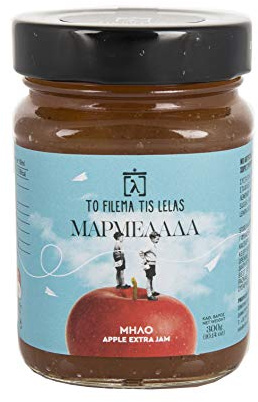 To Filema Tis Lelas Mermelada Extra de Manzana Artesanal, 2x300g | Elaboración Tradicional Griega – Pack 2 x 300 g (600 g en total)