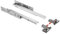 GTV Glissières de tiroir - 550 mm - Système de rails Soft-Close - Abaissement du guide de montage Slide - Charge maximale : 30 kg - 1 lot = 2 pièces