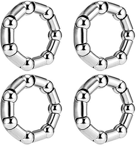 Jaceyon Bike-Ball-Bearing, Bicycle-Crank-Bearings, 5/16 x 7-Balls-Bike-Crank -Bearing, 4 Pcs Replacement MTB Part for Bike Crank or Bottom Bracket