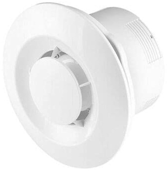 Prostko LTD White Bathroom Ceiling Extractor Fan 100mm with Timer and Ball Bearing