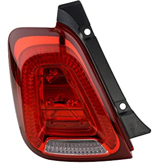Johns, Heck Leuchte Rückleuchte passend für Fiat 500 312 07/15- links ohne Lampenträger | Kompatibel mit: FIAT 500