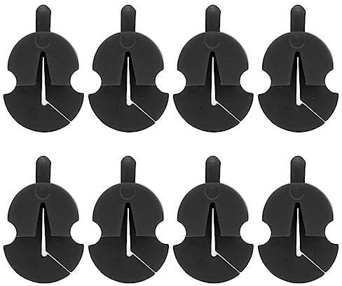 8 Stück Geigen-Einloch-Übungsdämpfer, Geigen-Gummi-Schalldämpfer, Geigen-Dämpfer, Stummschaltung, Geigen-Übungs-Schalldämpfer, Geigenteile-Zubehör Zum Verringern der Lautstärke