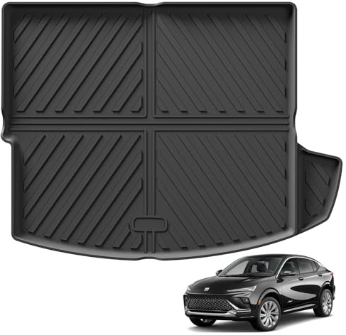 SMABEE Cargo Mat Fit for 2024 2025 2026 Buick Envista Accessories All Weather TPE Trunk Mat Boot Liner Protective Pads Anti-Slip Waterproof Interior