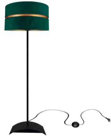 Stehlampe Wohnzimmer Gold Stehleuchte Standleuchte Design Modern E27 Fassung Leselampe Max. 60W Wohnzimmerlampe Bettlampe TAD40-P