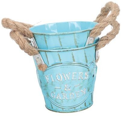 INOOMP 2stücke Blumentopf aus Eisen Pflanztopf Kreativer Blumentopf Zimmerpflanzentopf Gartenbedarf für Sukkulenten und Balkon-blumenkübel