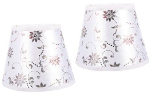 Gadpiparty 2st Ersatzlampenschirme Für Tischlampen Tischlampenschirme Innendekoration Kerzenhalter Kronleuchter Lampenschirm Vintage Kronleuchter Hotellampe Kleiner Lampenschirm Drinnen Pvc