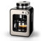 FfiMe Macchina da caffè da 600 W Completamente Automatica, macinacaffè e Macchina combinata, Mini Macchina per caffè Espresso Portatile, Macchina da caffè con macinacaffè Black